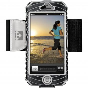 Nathan Brazalete Sonicboom Iphone 5 Negro/Plata Única