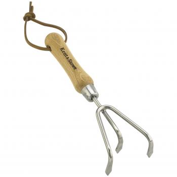 Kent and Stowe 70100086 Stainless Steel with 3 Prong Hand Cultivator