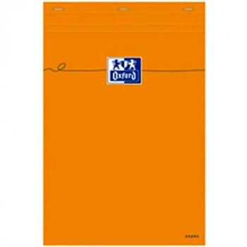 Bloc de Notas Oxford A4 Naranja Seyès 80 Hojas Grapadas