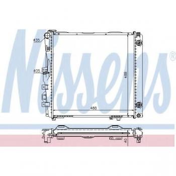 Radiador de refrigeración del motor Nissens 62682A