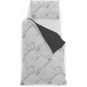 Funda Nórdica Individual de Mármol Fashion Sin Planchado Made in Italy