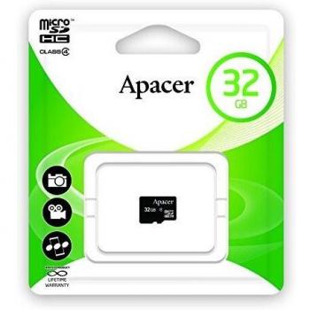 Tarjeta microSDHC Apacer 32GB Clase 4 Memoria Flash