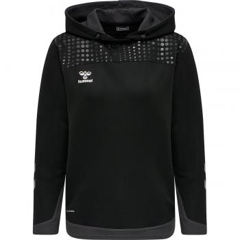 Hummel Sudadera Con Capucha Lead Poly - Sudadera con capucha para mujer, 100% poliéster, diseño moderno, cómoda y ligera, adecuada para actividades deportivas y uso diario