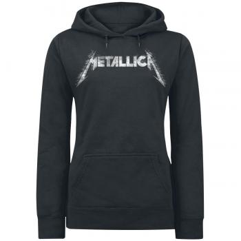 Metallica Spiked Mujer Sudadera con Capucha Negro S 80% algodón, 20% poliéster Regular