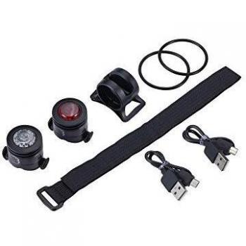 BBB Mini SpyCombo USB BLS-127 - Juego de Luces para Bicicleta - Negro 2019