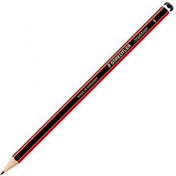 STAEDTLER 110-B - Lápiz Negro, Rojo, 1 unidad