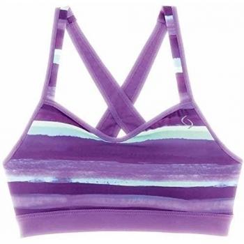 Moving Comfort - Sujetador deportivo Uprise Cross Back Varios Colores/300614 Morado morado Talla:small