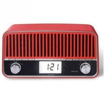 Sunstech RPRBT3500RD - Radio de sobremesa, con diseño retro