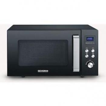 Microondas con Grill Severin MW 7763, 25L, 900 W, Negro/Acero Inoxidable