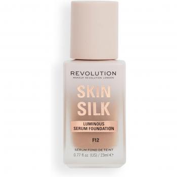 Makeup Revolution Skin Silk Serum Foundation Light Illuminating Foundation Shade F12 23 ml