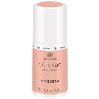 Alessandro Striplac Peel or Soak Vegan Ice Cream LED Nail Polish - Pastel Orange 8ml