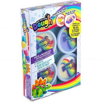 Canal Toys - Plastilina Antibacterial Pack de 4 Dough So Slime