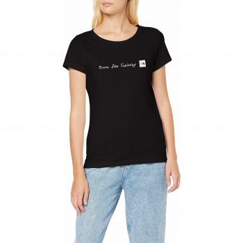 The North Face Never Stop Exploring Camiseta, Mujer, Black/TNF White, XS