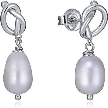 Pendientes Viceroy de plata con perla cultivada