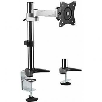 Soporte de Escritorio para Monitor LogiLink (13-27, Brazo de Aluminio de 246 mm, Color Negro)
