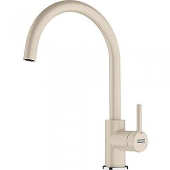 Grifo de cocina monocomando Franke Lina XL 115.0626.026 color beige con caño giratorio