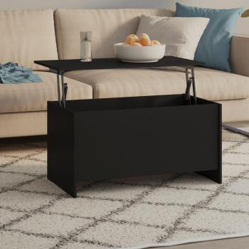 vidaXL Coffee Table Black 102x55.5x52.5 cm Engineered Wood