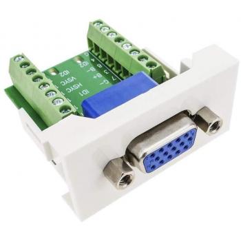 Adaptador SVGA Microconnect HPDB 15 Hembra 45 - Alta Calidad