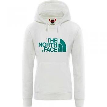 The North Face Light Drew Peak Eu - Sudadera con capucha para mujer, color blanco, verde, tamaño large