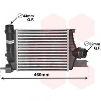 Intercooler de Carga VAN WEZEL 43004602 - Radiador Internacional