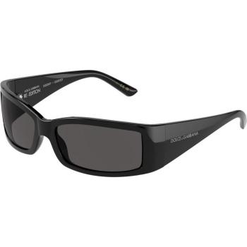 Dolce & Gabbana DG6188 501/87 Unisex Squadrata Nero Sunglasses