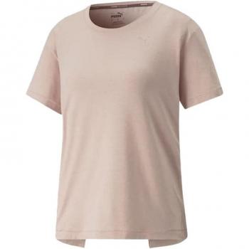 Camiseta Deportiva de Manga Corta Puma Studio Trend Rosa