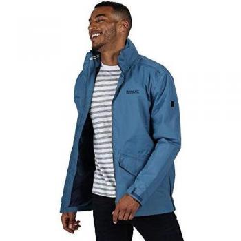 Regatta Hartigan-Chaqueta Forrada, Ligera E Impermeable con Capucha Jackets Waterproof Shell, Hombre, Stellar, M