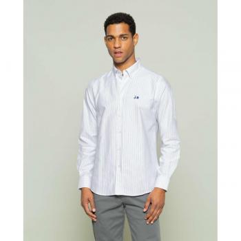 Manyara Stripes Scotta - Camisa de hombre regular fit de rayas rosa