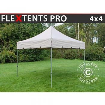 Carpa Plegable Rápida FleXtents Pro 'Pico' 4x4m Color Latte