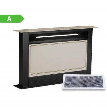 Campana Extractora Downdraft Klarstein Victoria 60 cm A 8 Niveles + Boost hasta 713,8 m³/h 120 W Creme