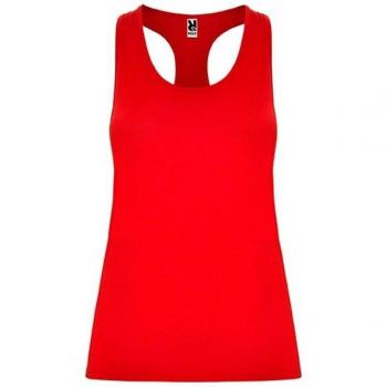 Camiseta técnica niña de tirantes entallada transpirable