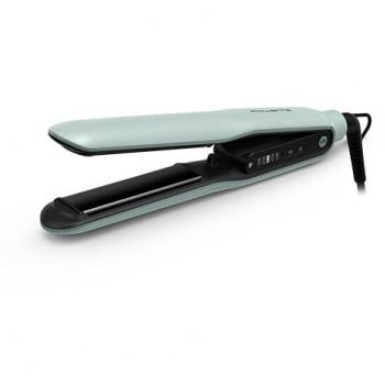 Plancha de pelo Rowenta Thermoglide SF5120E0, revestimiento de titanio, 5 temperaturas (170°C a 230°C), tecnología iónica