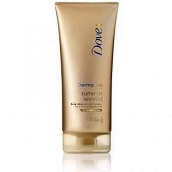 Dove DermaSpa Summer Revived Autobronceador Gradual 6 Pack Fair to Medium Body Lotion, 200ml