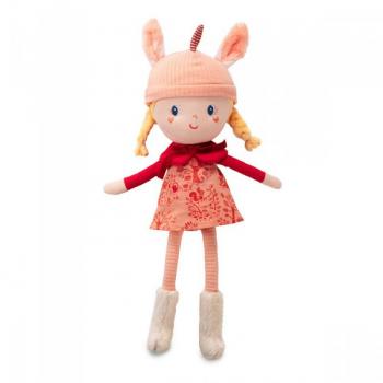 Muñeca Lilliputiens Lena - Muñeca de tela, suave al tacto, diseñada para niños a partir de 1 año, con detalles coloridos y expresivos, fácil de lavar a máquina, fomenta la imaginación y