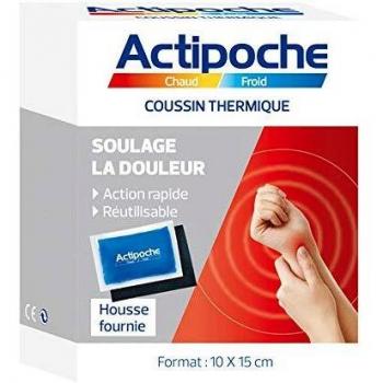 Cojín Térmico Actipoche 10 x 15 cm - Gel para Contracturas Musculares y Dolores Articulares - 1 Unidad
