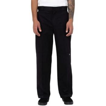 Dickies Men's Double Knee Work Pants in Black, Size 32