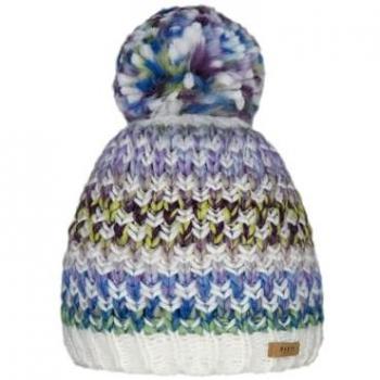 Barts Nicole Beanie - Purple - One Size - Women's Knitted Lined Warm Winter Bobble Hat