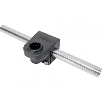 Scotty 287 Rail Mounting Adapter Black for 7/8 Round Rail