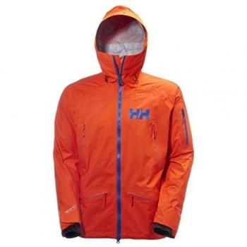 Helly Hansen Ridge Shell - Chaqueta para hombre, color naranja, talla L