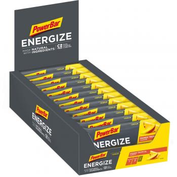 Powerbar Energize Barritas Energéticas con Ingredientes Naturales Sabor Mango-Piña - 25 Barras