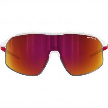 Julbo Density Spectron 3 Sunglasses - White/Orange/Blue with Mirrored Red Lenses