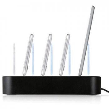 Koly Desmontable Puerto Múltiple Universal USB cargador, cargador del USB de 4 puertos 24W