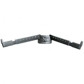 K&M 18866 Tilt Angle Support Arm Set B for Keyboard Stand, Black Anodized