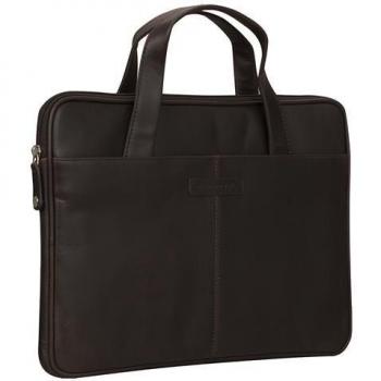 Maletín de Notebook dbramante1928 Silkeborg 13 en Cuero Verdadero - Negro Hunter
