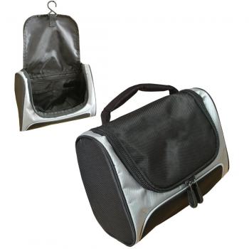 Asbri Golf  tech wash/toiletry bolsa negro/plata