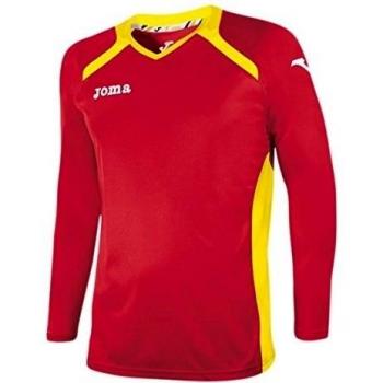 Joma 1196.99.011 - Camiseta de equipación de manga larga para mujer, color rojo / amarillo, talla M