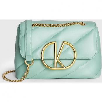 Kalk Bolso Cruzado Must Bag Rosa - Bandolera de mujer con cierre magnético y logo metalizado, ideal para un look casual.