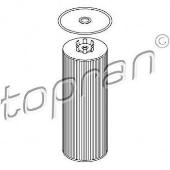 Filtro de aceite TOPRAN 108 078 con juntas para AUDI A4 B5, A4 B7 Berline y A4 B7 Avant
