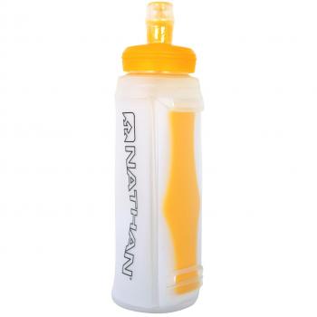 Nathan ExoShot Botella de Mano, Unisex Adulto, Transparente, 355 ml
