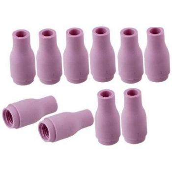 Sourcingmap a12101600ux0336 - 10 piezas de soldadura de antorcha boquillas taza de cerámica 13n08 # 4 para la antorcha 9 20